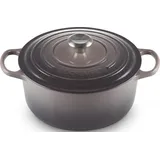 Le Creuset Gusseisen Topf, Pfanne + Kochtopf, Grau