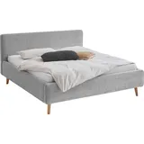 Meise Möbel Polsterbett Mattis ¦ grau ¦ Maße (cm): B: 201 H: 105