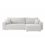 Inter Eckcouch Cord 2-Sitzer Beige