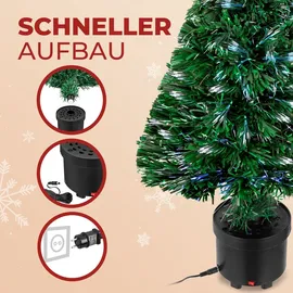 CASARIA Weihnachtsbaum Glasfaser