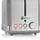 Swan ST19010GRNEU Retro Toaster Breite Schlitze 2 Scheiben 3 Funktionen 6 Stufen Toasting, Vintage Grau,