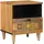 vidaXL Nachtschrank Natur 40 x 33 x 46 cm Beige