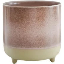 Ivyline Pflanzgefäß, Keramik, rosenmatt, reaktiv, H 8,5 cm x T 8 cm