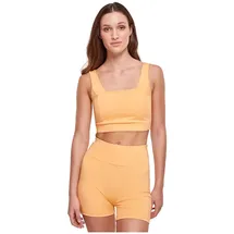 URBAN CLASSICS Recycled Squared Sports Bra Sport-bh Pale Orange S