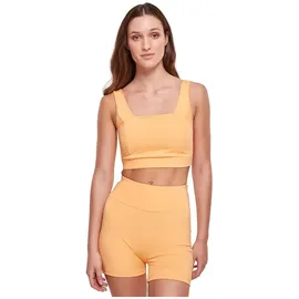 URBAN CLASSICS Recycled Squared Sports Bra Sport-bh Pale Orange S