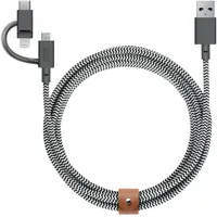 Native Union USB-A auf USB-C/Micro-USB/Lightning 2 m Schwarz