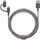 Native Union USB-A auf USB-C/Micro-USB/Lightning 2 m Schwarz