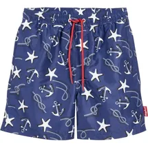 Playshoes Kinder Badeshort "Beach-Short maritim" in Blau | Gr.: 98/104