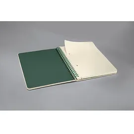 Sigel Notizbuch Bambus ca. DIN A5 punktkariert, beige Hardcover 160 Seiten, 1 St.