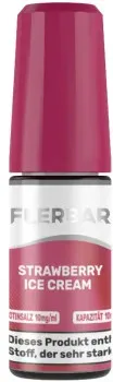 Flerbar Strawberry Ice Cream NicSalt Liquid 10ml / 10mg