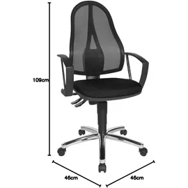 TOPSTAR Point 60 Netz mit Armlehnen schwarz