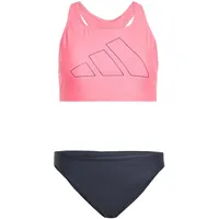 Adidas Big Bars Bikini Einteiliger Badeanzug, Lucid Pink/Legend Ink, 32