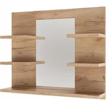 Vicco Spiegelschrank, Wilbur, mit Regalen,