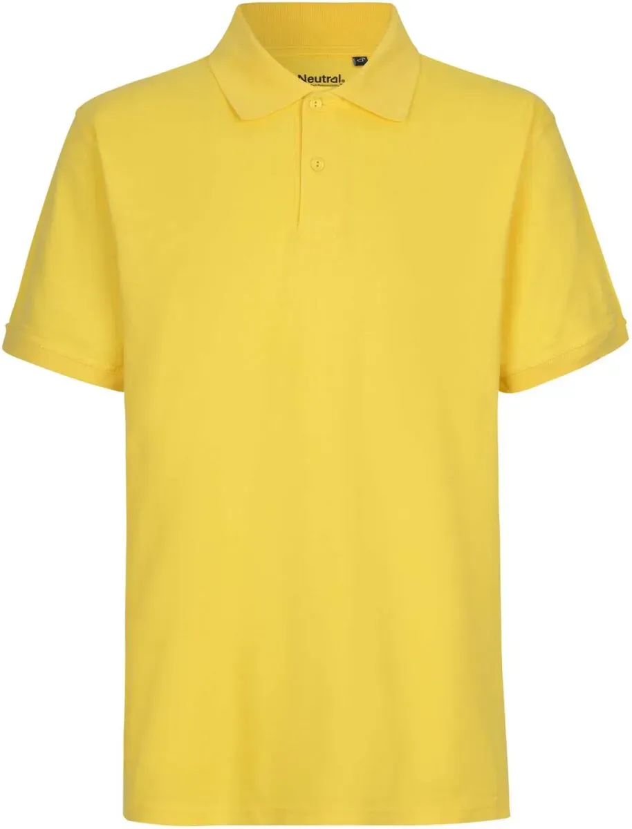 Neutral Herren Bio Piqué Polo O20080 yellow XS