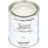 bianco Shabby® Bianco Naturale (Naturweiß) - (1 Liter) Chalk Paint Kreidefarbe auf Wasserbasis für alle Oberflächen – geruchsneutral, einfach zu verarbeiten, extra matt
