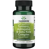 Kurkuma Astragalus Gotu Kola Komplex 60 Kapseln Swanson Health Products