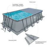 Frame-Pool rechteckig Komplett-Set 549 x 274 x 132 cm