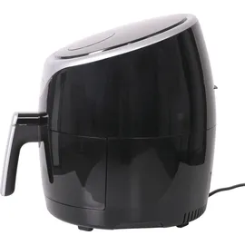 Jago® Heißluftfritteuse 5.5L - 1700 Watt, LED Display mit Touchscreen, 7 Programme, 60 min Timer, Ohne ÖL, Schwarz - Airfryer, Heißluf... - Schwarz