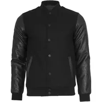 URBAN CLASSICS Oldschool College Jacket schwarz S