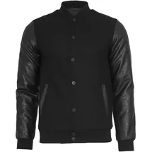 URBAN CLASSICS Oldschool College Jacket schwarz S