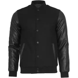 URBAN CLASSICS Oldschool College Jacket schwarz S