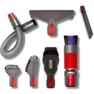 INF Reinigungswerkzeug für Wäschetrockner und Staubsauger für Dyson V15/V12/V11/ + flexibler Verlängerungsschlauch, Staubbürste und spurlose S...