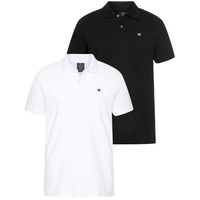 Champion Poloshirt »2 Pack Polo«, Gr. L (50), schwarz Herren Shirts Kurzarm
