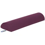 Sport-Tec Halbrolle Lagerungsrolle Lagerungskissen mit Kunstlederbezug 60x15x7,5 cm,