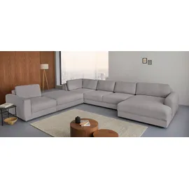 PLACES OF STYLE »Bloomfield Mega Hocker in 2 Größen« passende Erweiterung zur Serie "Bloomfield", als Mittelelement passend grau