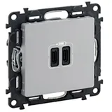 Legrand USB-Steckdose 5 St. Grau