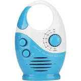 Ahlsen Wasserdichtes Duschradio, Tragbarer Am/fm-lautsprecher Mit Einstellbarer Lautstärke, Tragegriff, Mini-batterieradio Für Bad, Küche Und Outdoor-nutzung