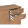 Home4You Kommode 71 x 76 x 0 cm Buche Dekor / Braun