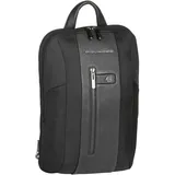 Piquadro Brief Slim Laptop Backpack 6383 in Nero (14 Liter), Rucksack / Backpack