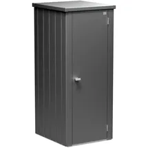 Biohort Terrassenschrank Julia B 77 x T 87 x H 181 cm (Größe L HIGH) dunkelgrau-metallic