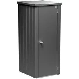 Biohort Terrassenschrank Julia B 77 x T 87 x H 181 cm (Größe L HIGH) dunkelgrau-metallic