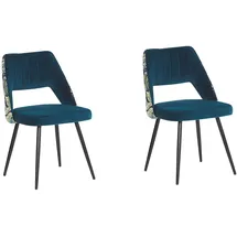 Beliani Esszimmerstuhl 2er Set ANSLEY
