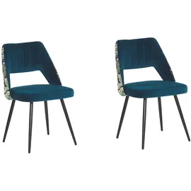 Beliani Esszimmerstuhl 2er Set ANSLEY