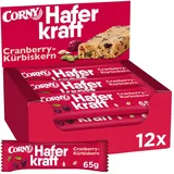 CORNY Haferkraft Cranberry-Kürbiskern 12 x 65 g