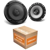 JUST SOUND best choice for caraudio lasse W210 Heck Ablage - Lautsprecher Boxen Kenwood KFC-S1766 - 16,5cm 2-Wege Koax Auto Einbauzubehör - Einbauset passend für Mercedes E-Klasse J...