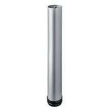 Hettich Möbelfuß 6,0 x 40 - 43 cm Aluminium-Optik