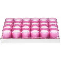 Sovie CANDLES Refill Kerzen in rosa 4x24 Stück im Tray