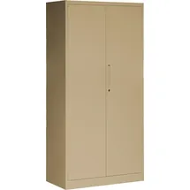 Jan Nowak Metallschrank Büroschrank 185 x 90 x 45 cm Beige
