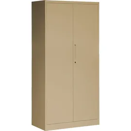 Jan Nowak Metallschrank Büroschrank 185 x 90 x 45 cm Beige