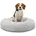 Hundebett Donut hellgrau