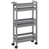 5five simply smart 5five - servierwagen mit Rollen 3 Ebenen colorama betongrau