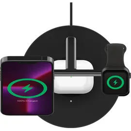 Belkin BoostCharge Pro Drahtloses 3-in-1-Ladegerät mit MagSafe 15W schwarz