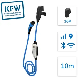 NRGkick KfW Select, Typ 2, 16 A, Outdoor, 10 m, Überspannung, Überhitzung, Unter