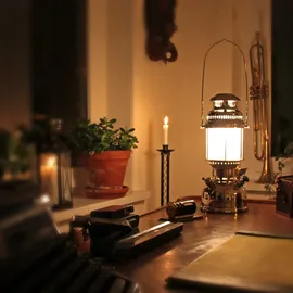 Petromax HK 500 Messing vernickelt