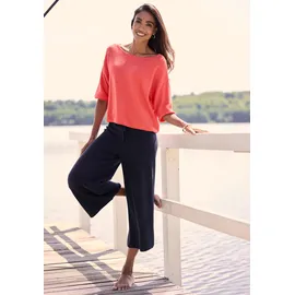 ELBSAND Loungehose Feinstrick Blau 36/38