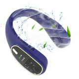 Tragbarer, Klingenloser Nackenventilator, Usb-aufladbar, Leise Und Freihändig Nutzbar Für Sport, Büro Und Reisen.